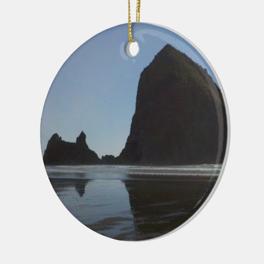 Oregon Coast Canon Beach Keramisch Ornament (Links)