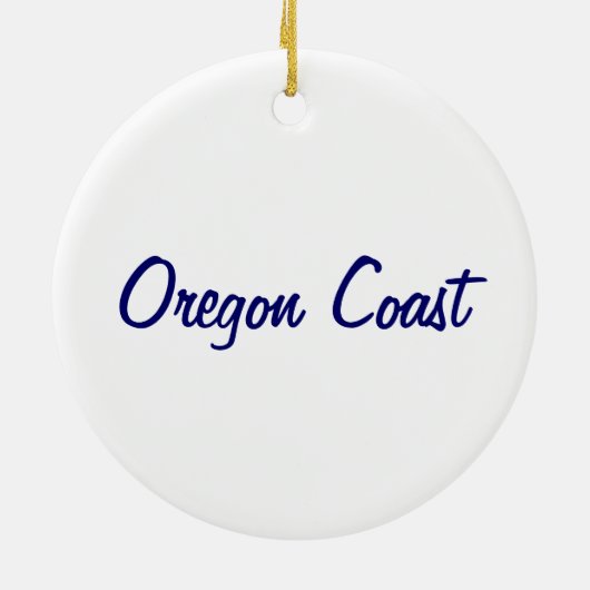 Oregon Coast Canon Beach Keramisch Ornament (Achterkant)