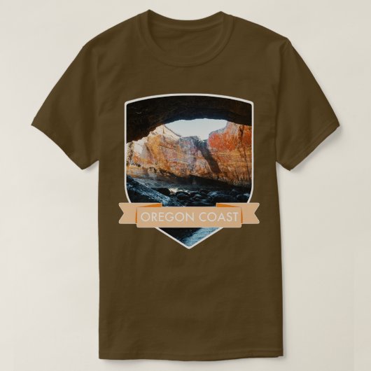 Oregon Coast CaveTravel Fotografie in de PNW T-shirt (Design voorkant)