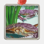 Oregon Coast Crab Metalen Ornament (Voorkant)