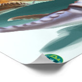 Oregon Coast Crab Poster (Hoek)