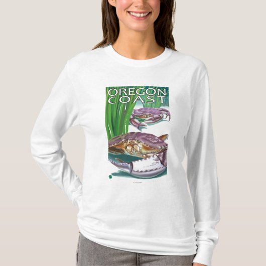 Oregon Coast Crab T-shirt (Voorkant)