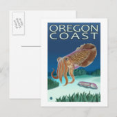 Oregon Coast Cutlefish Briefkaart (Voorkant / Achterkant)