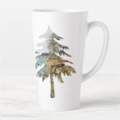 Oregon Coast Cutout Latte Mok (Rechts)