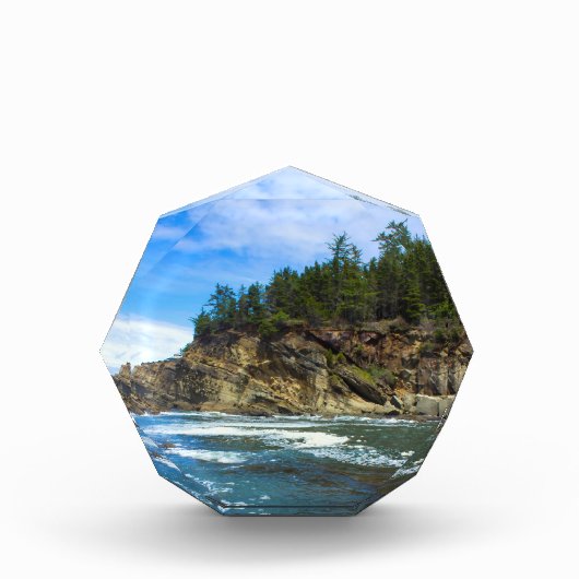 Oregon Coast Glass Desk Art Fotoblokken (Voorkant)