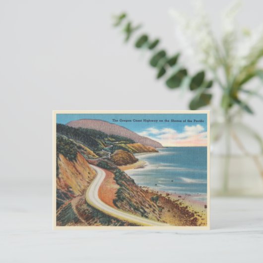Oregon Coast Highway  Briefkaart (Staand voorkant)