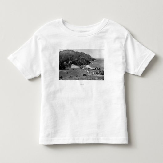 Oregon Coast Highway in Heceta Head Kinder Shirts (Voorkant)