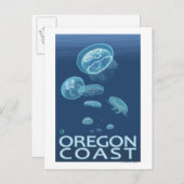 Oregon Coast Jellyfish Briefkaart (Voorkant / Achterkant)