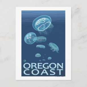 Oregon Coast Jellyfish Briefkaart