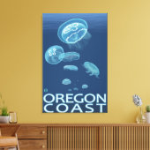 Oregon Coast Jellyfish Canvas Afdruk (Insitu (Woonkamer))