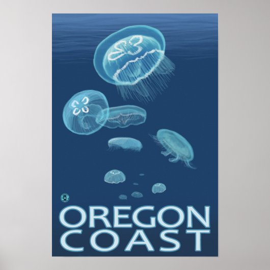 Oregon Coast Jellyfish Poster (Voorkant)
