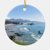Oregon Coast Keramisch Ornament (Voorkant)