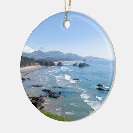Oregon Coast Keramisch Ornament (Links)