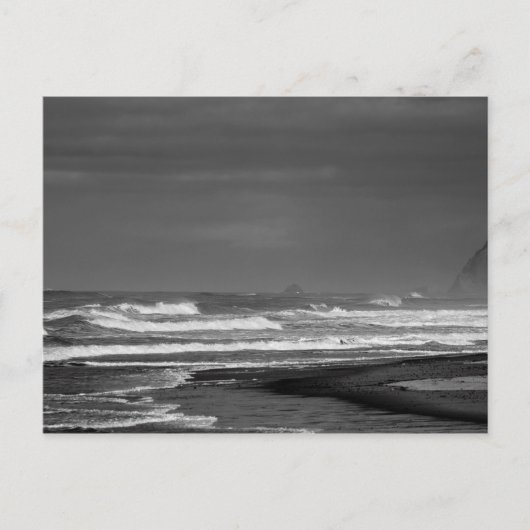 Oregon Coast Majesty in Monochrome Briefkaart (Voorkant)