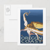 Oregon Coast Octopus Briefkaart (Voorkant / Achterkant)