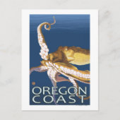 Oregon Coast Octopus Briefkaart (Voorkant)