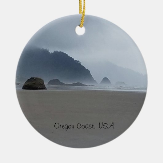 Oregon Coast Pacific Northwest Beach Ornament (Voorkant)
