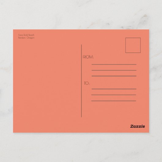 Oregon Coast Post Card Briefkaart (Achterkant)