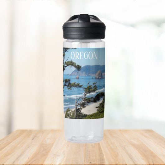 Oregon Coast Schilderachtig Zeegezicht Waterfles