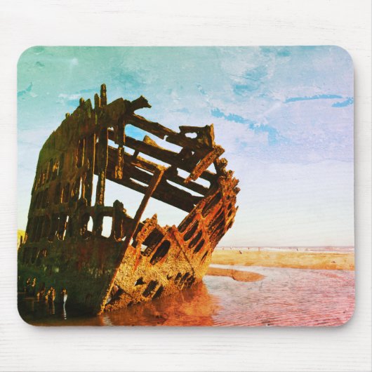 Oregon Coast  Shipwreck Mousepad Muismat (Voorkant)