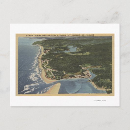 Oregon Coast - Siletz Bay, Taft, Nelscott Briefkaart (Voorkant)