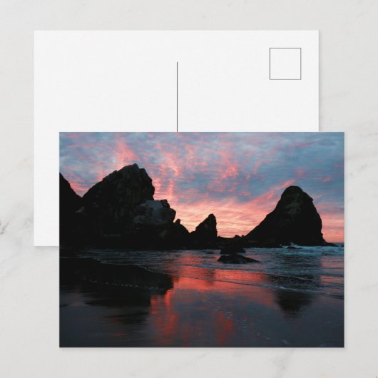 Oregon Coast Sunrise Harris Beach Briefkaart (Voorkant / Achterkant)