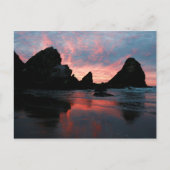 Oregon Coast Sunrise Harris Beach Briefkaart (Voorkant)