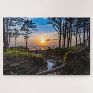 Oregon Coast Sunset at Cape Lookout Legpuzzel