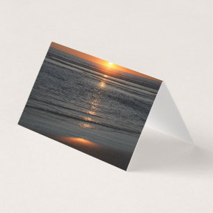 Oregon Coast Sunset Photo Folded Kaart