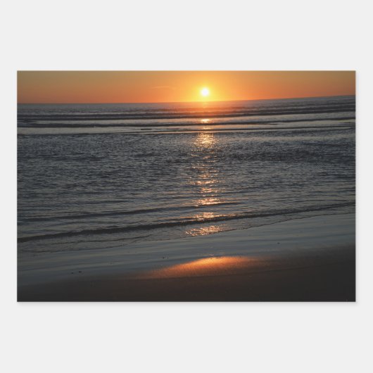 Oregon Coast Sunset Wrapping Paper (Voorkant)