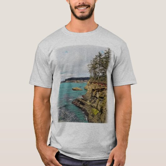 Oregon Coast T-Shirt (Voorkant)