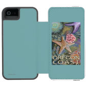 Oregon Coast Tidepool Incipio iPhone Portemonnee Hoesje (Agenda Open)