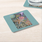 Oregon Coast Tidepool Kartonnen Onderzetters (Schuin)