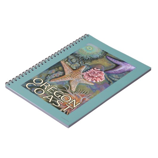 Oregon Coast Tidepool Notitieboek (Linkerzijde)