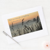 Oregon Coast Time voor alles Rechthoekige Sticker (Envelop)