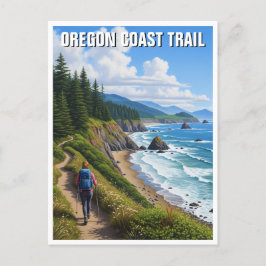 Oregon Coast Trail Briefkaart