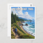 Oregon Coast Trail Briefkaart (Voorkant / Achterkant)