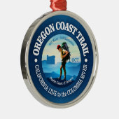 Oregon Coast Trail (C) Metalen Ornament (Rechts)