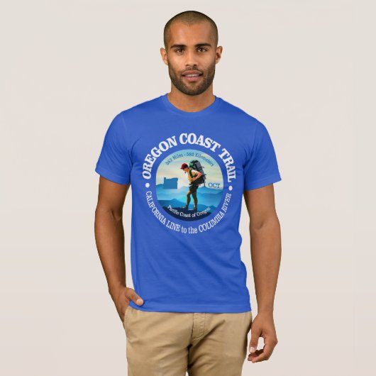 Oregon Coast Trail (C) T-shirt (Voorkant volledig)