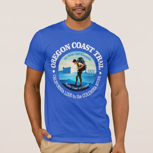 Oregon Coast Trail (C) T-shirt (Voorkant)