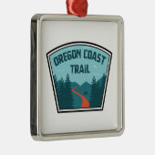 Oregon Coast Trail Metalen Ornament (Rechts)