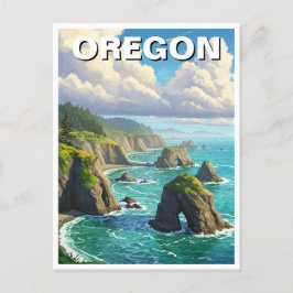 Oregon Coast Travel Briefkaart