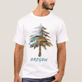 Oregon Coast Tree T-shirt (Voorkant)