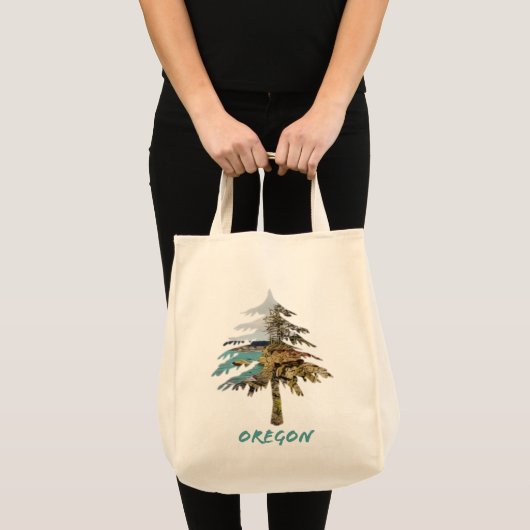 Oregon Coast Tree Tote Bag (Voorkant (product))
