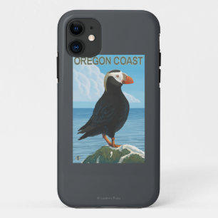 Oregon Coast Tufted Puffin iPhone 11 Hoesje