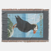 Oregon Coast Tufted Puffin Deken (Voorkant)