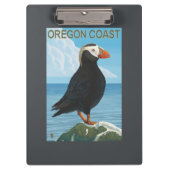Oregon Coast Tufted Puffin Klembord (Voorkant)