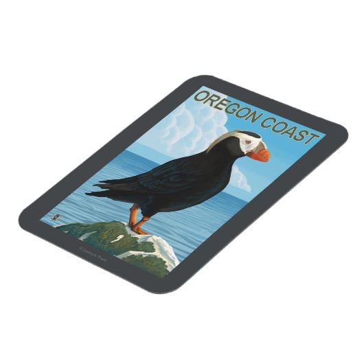 Oregon Coast Tufted Puffin Magneet (Linkerzijde)