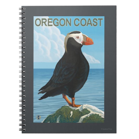 Oregon Coast Tufted Puffin Notitieboek (Voorkant)