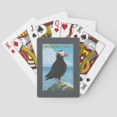 Oregon Coast Tufted Puffin Pokerkaarten (Achterkant)